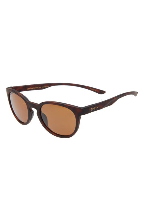 Smith Eastbank 52mm Chromapop™ Polarized Round Sunglasses In Brown
