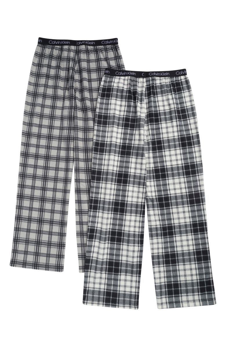 Calvin Klein Kids' 2-Pack Sleep Pants, Alternate, color, Grey Multi