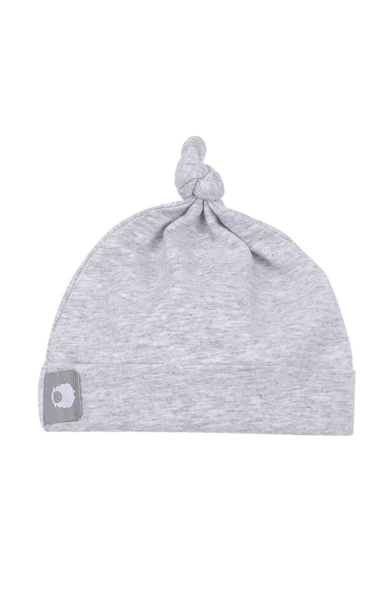 Lambs & Ivy 5 Piece Gray/White Plush Infant/Newborn Baby Gift Bag w/ Swaddle, Alternate, color, Gray