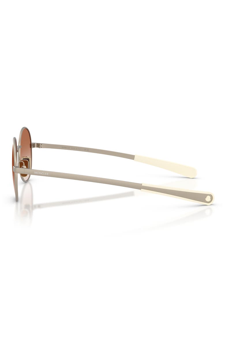 Centro 50mm Gradient Oval Sunglasses, Alternate, color, MATTE BRONZE / GRADIENT PINK
