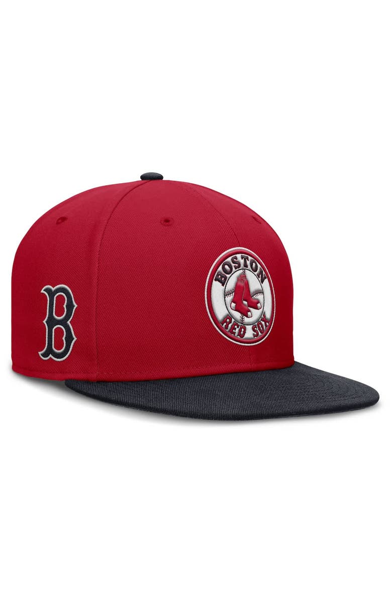 Nike Men's Nike Red Boston Red Sox True Performance Fitted Hat, Main, color, Red