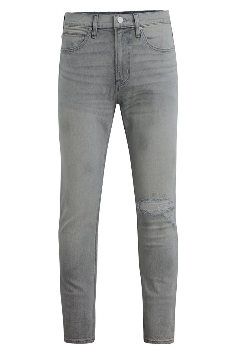 Zack Ripped Skinny Jeans, Alternate, color, GREY FIELD
