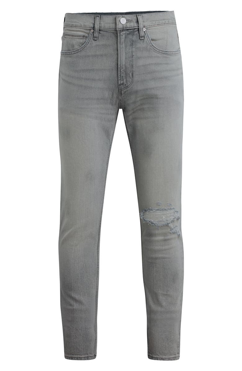 Hudson Jeans Zack Ripped Skinny Jeans, Alternate, color,