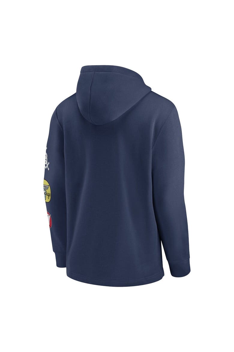Men's Nike Navy Chicago White Sox Rewind Lefty Pullover Hoodie, Alternate, color, Navy