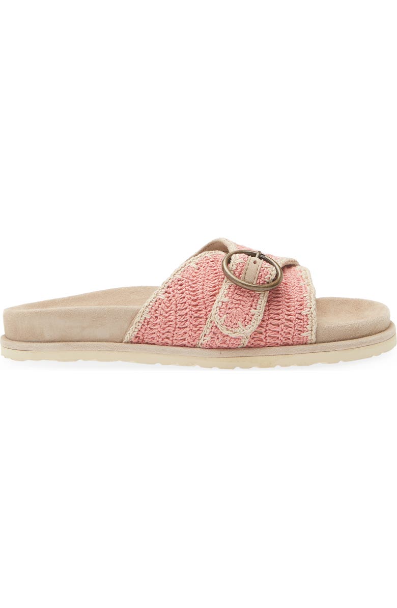 Laidback London Reef Slide Sandal, Alternate, color, Rose / Natural