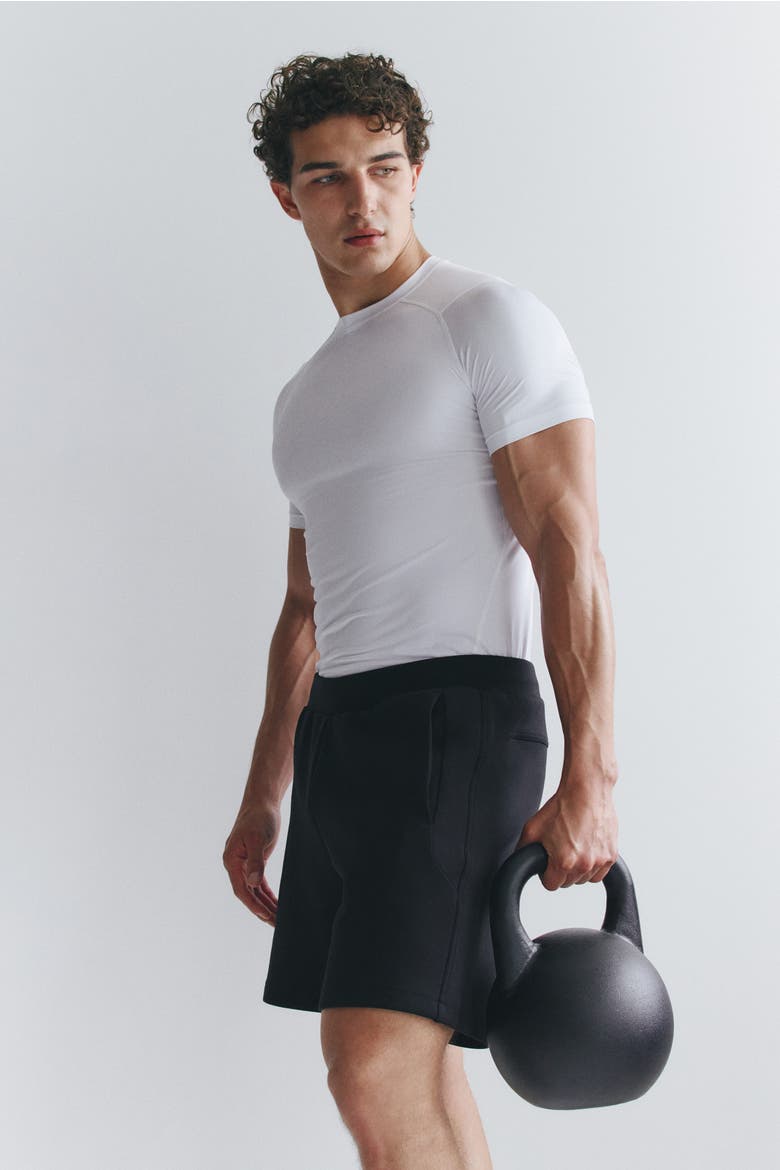 Compression-fit Sports T-shirt With Drymove, Alternate, color, White