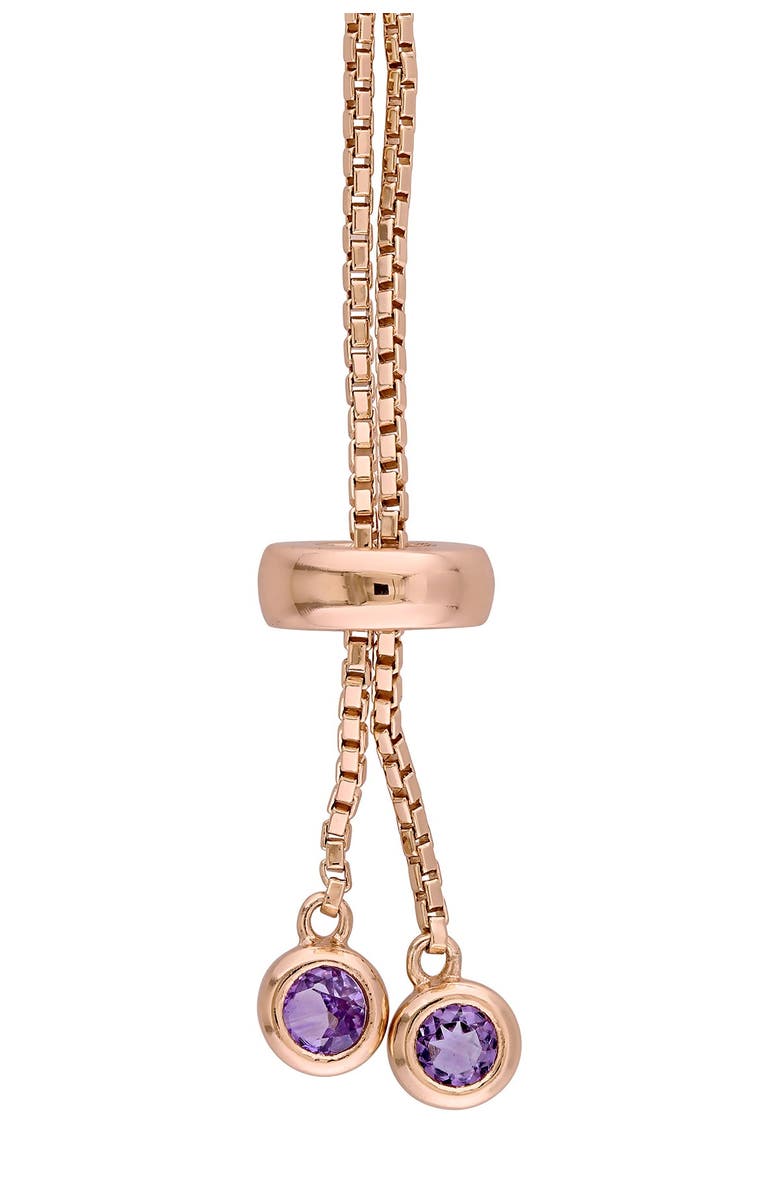 DELMAR Amethyst Slider Bracelet, Alternate, color,