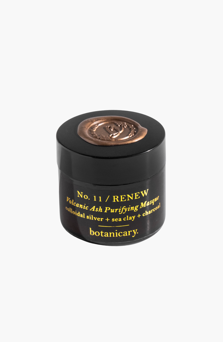 botanicary No 11. RENEW Volcanic Ash Purifying Masque, Main, color, Black