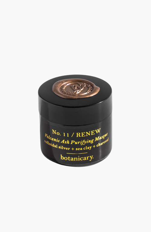 Botanicary No 11. Renew Volcanic Ash Purifying Masque In Black