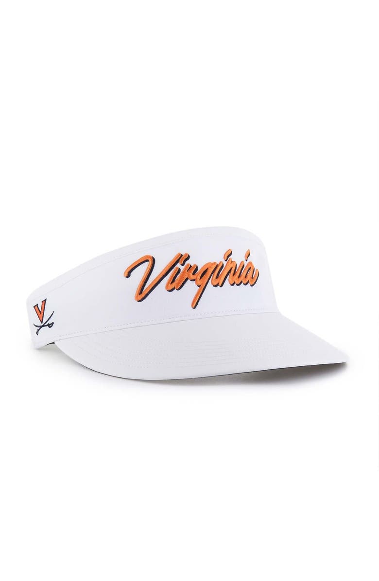 '47 Men's '47 White Virginia Cavaliers Melbourne brrr° Adjustable Visor, Main, color, White