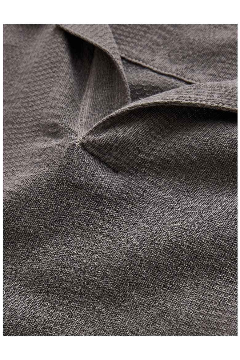 Zion Jacquard Cotton Polo, Alternate, color, FLAT GREY