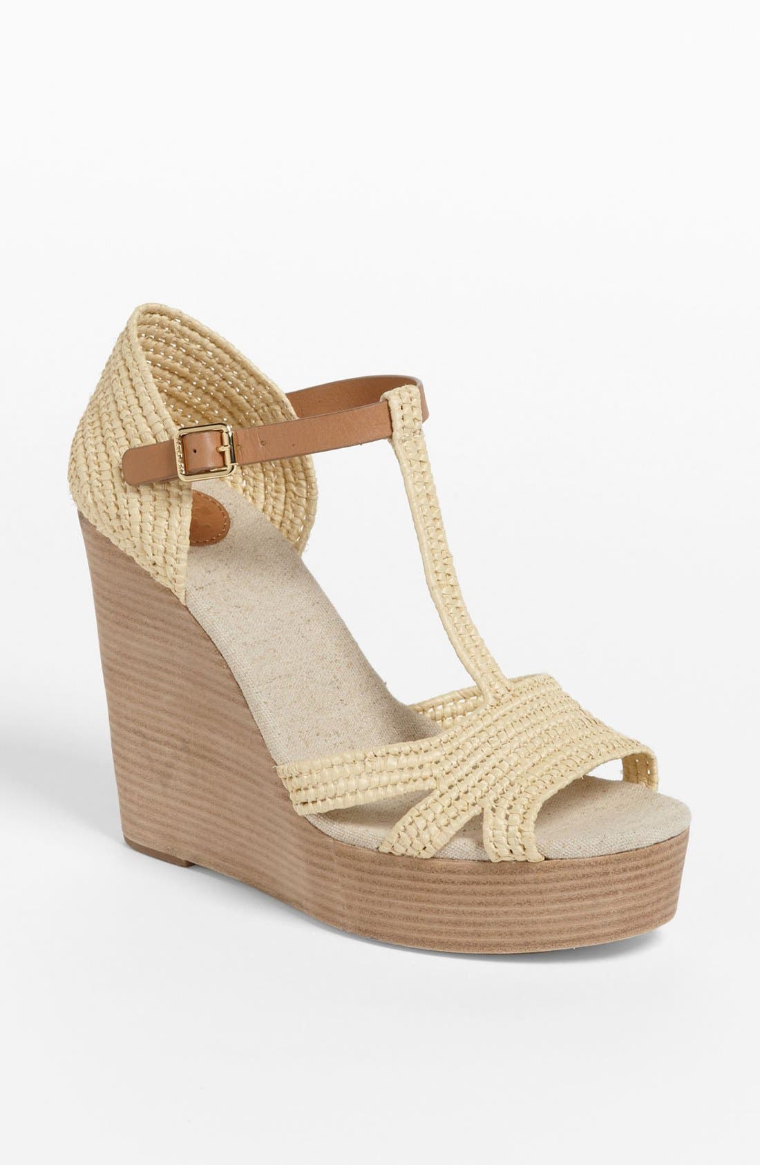 Tory Burch 'Carina' Wedge Sandal, Main, color, 