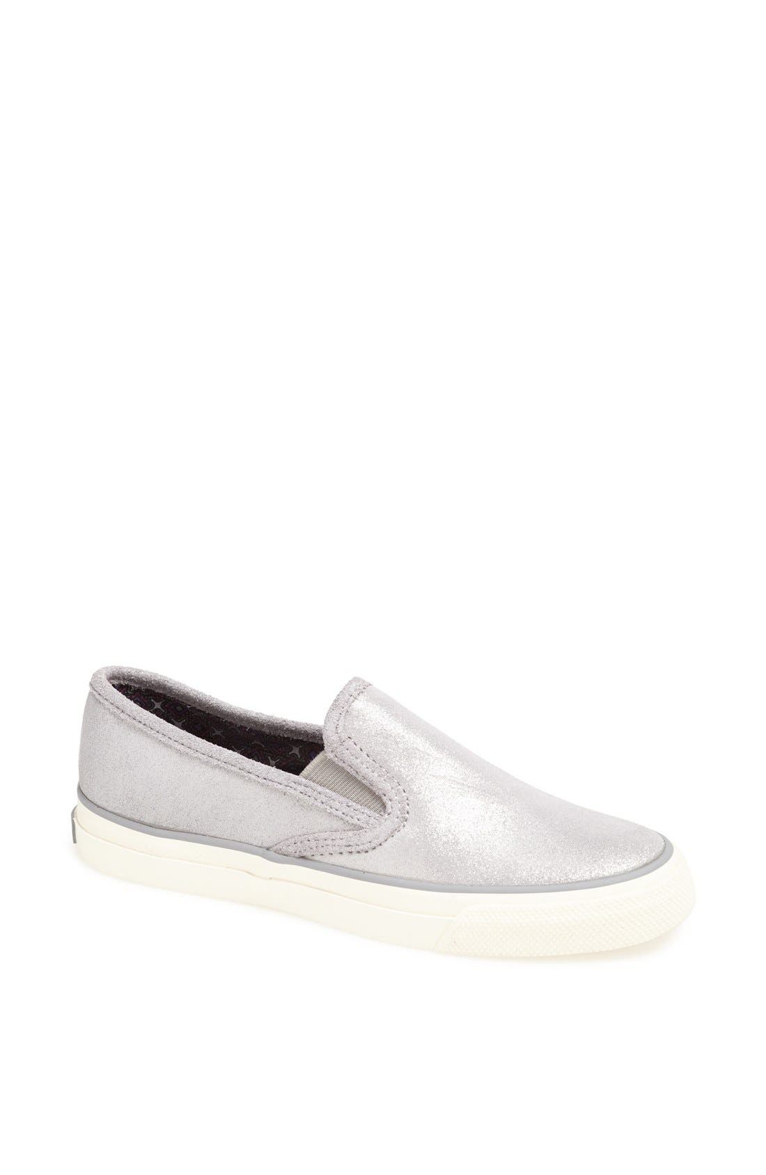 Sperry Top-Sider® 'Mariner' Sneaker, Main, color, GREY SPARKLE SUEDE