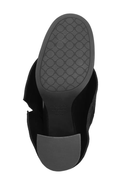 Arezzo Harper Foldover Shaft Boot In Black