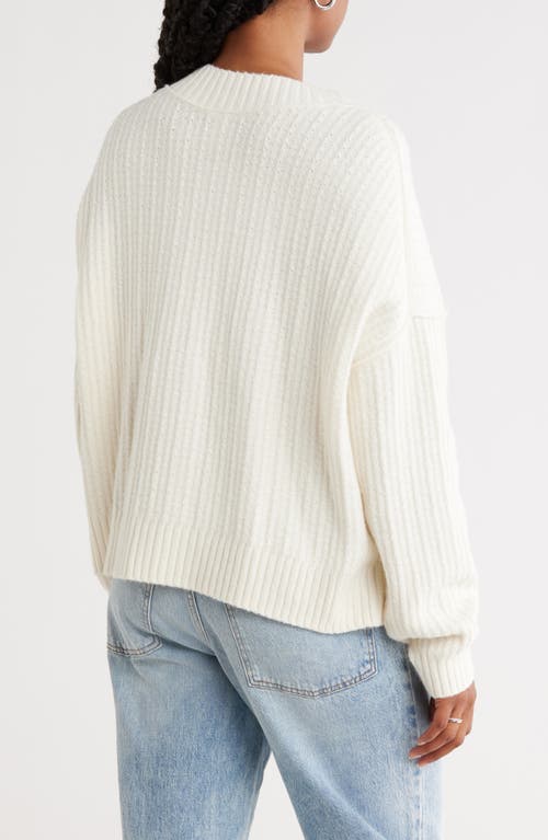 Abound V-neck Sweater In White