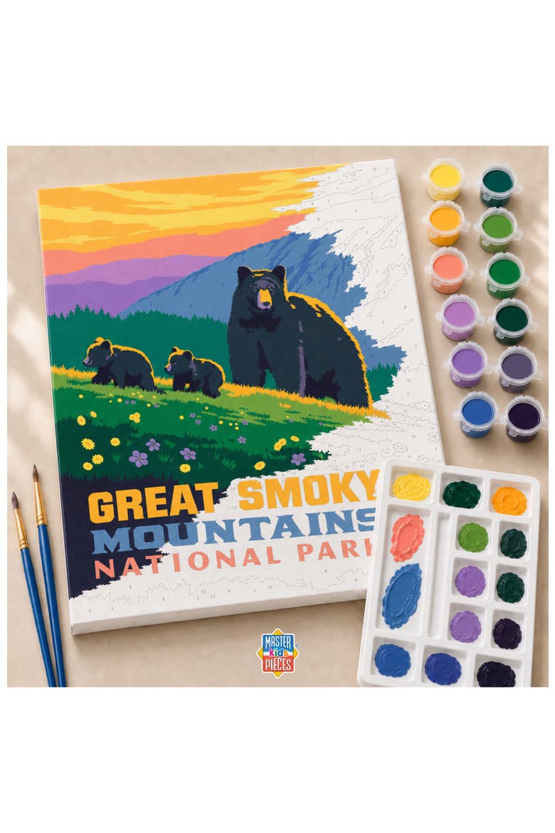 Smoky Mountain Paint by Number, Alternate, color, Multicolor
