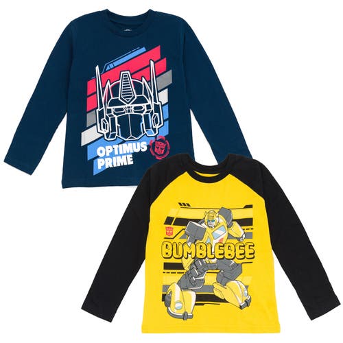 Transformers 2-pack Long Sleeve T-shirts In Multi