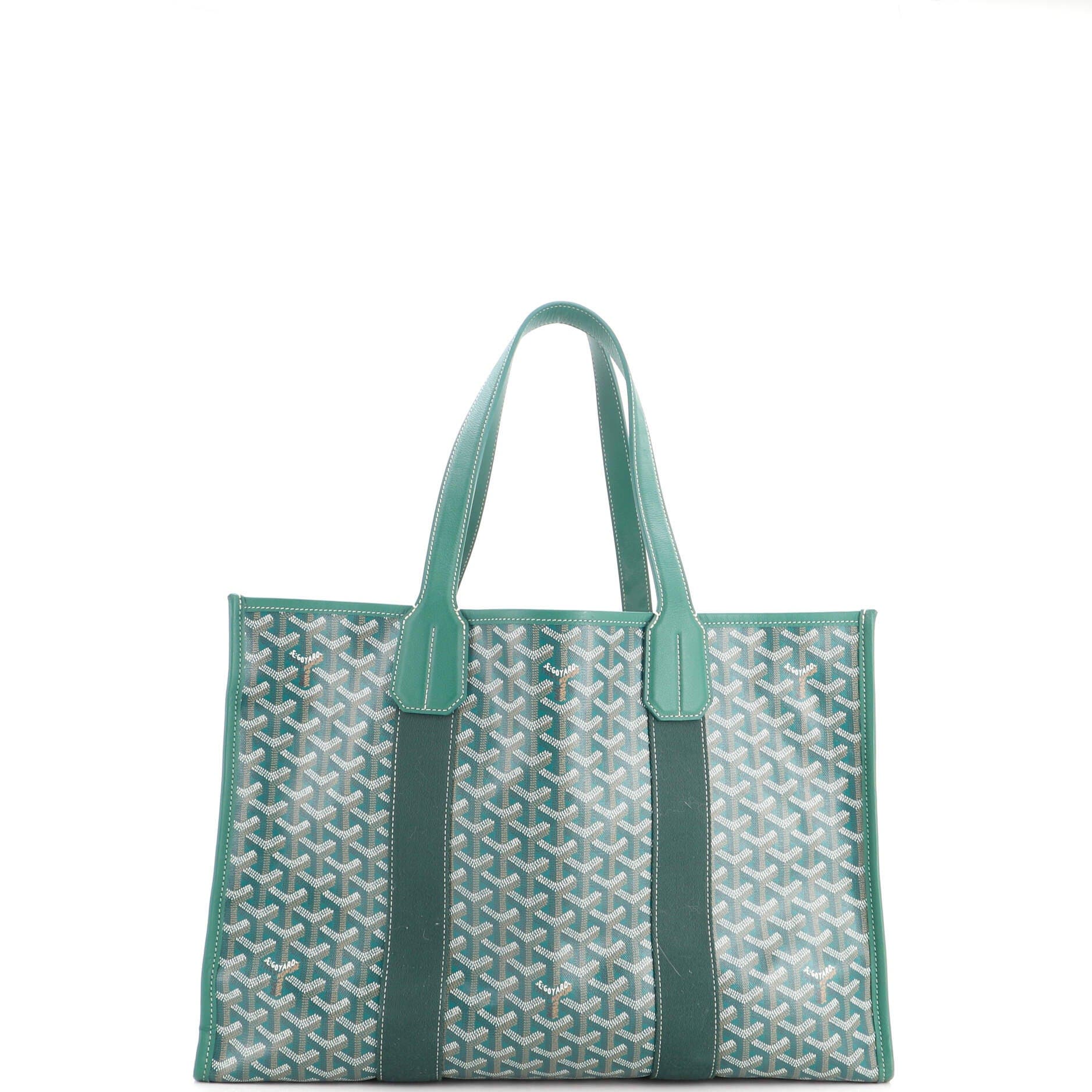 Villette Tote Printed Coated Canvas MM, Alternate, color, Green