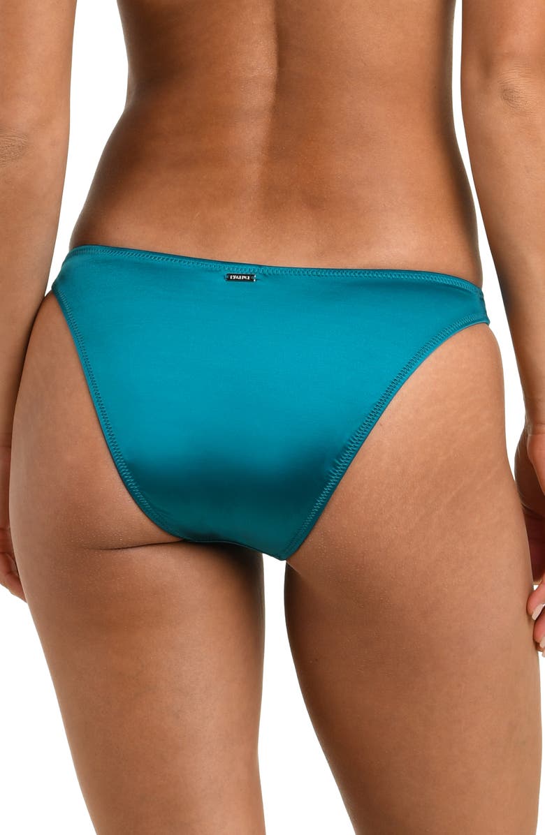L
AGENCE Jean Liquid Shine Bikini Bottoms, Alternate, color, 