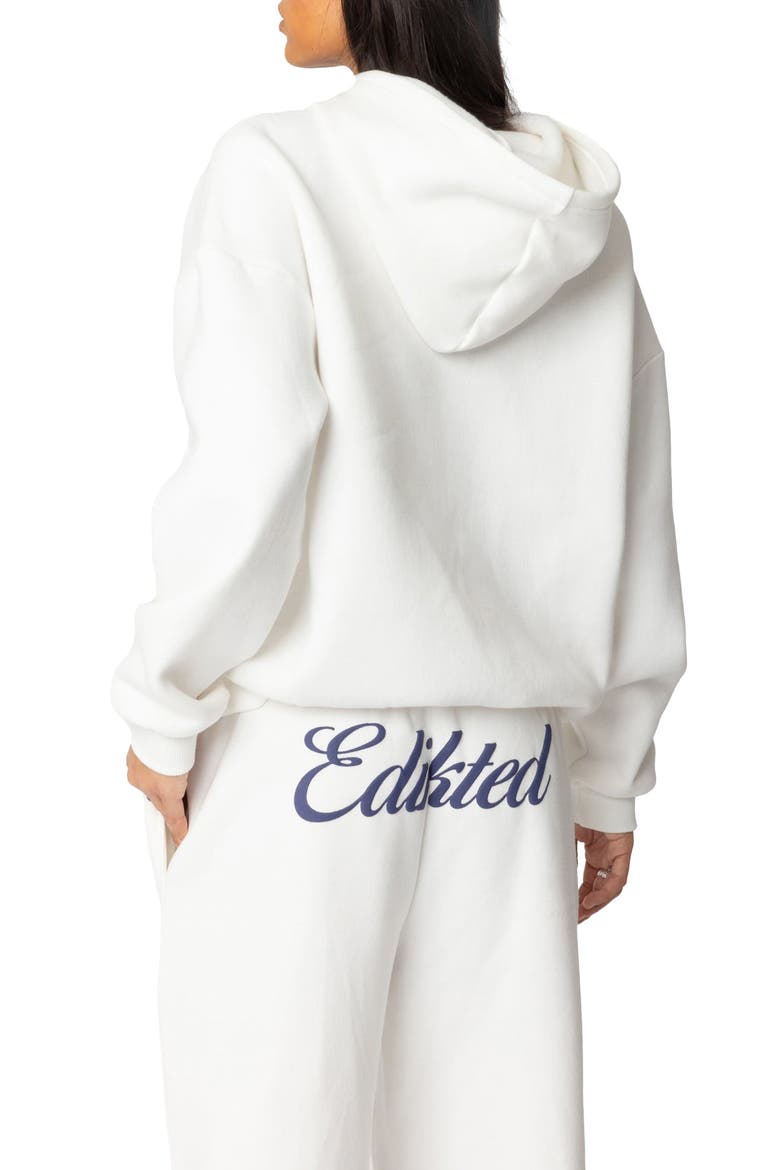 Miss Edikted Oversize Hoodie, Alternate, color, WHITE