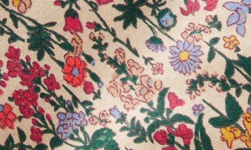 Mini Boden Kids' Floral Print Cotton Sweatshirt In Multi