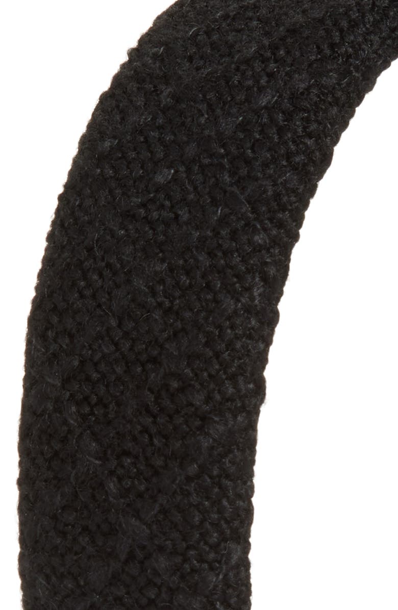 Tasha Wide Headband, Alternate, color, Black