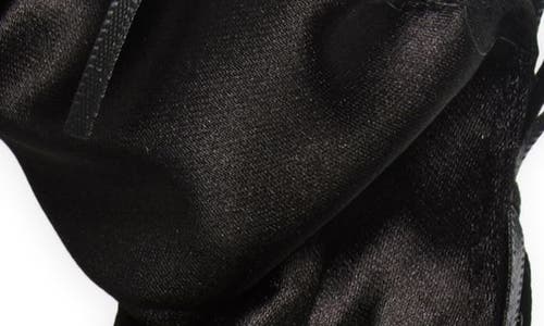 Bp. 2-pack Mini Bow Embellished Satin Scrunchies In Black- White
