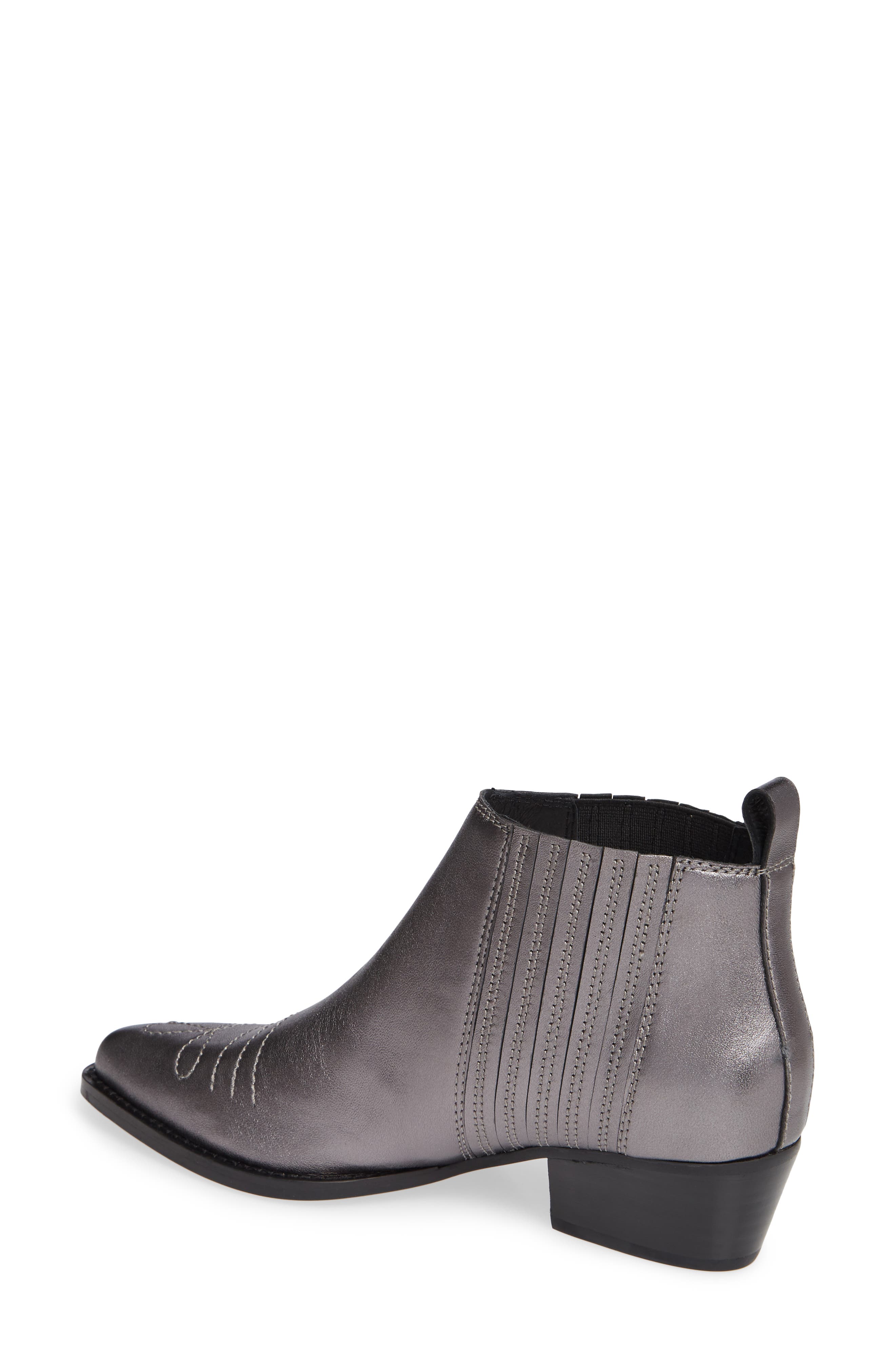 Texas Bootie, Alternate, color, GUNMETAL LEATHER