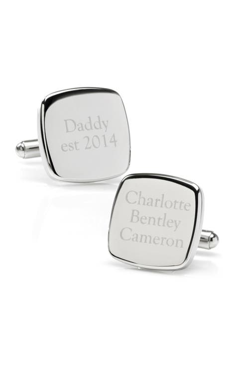 Daddy Est. Customizable Cufflinks