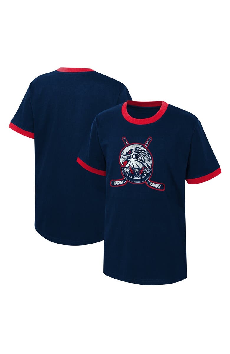 Outerstuff Youth Navy Washington Capitals Ice City T-Shirt, Alternate, color, Navy
