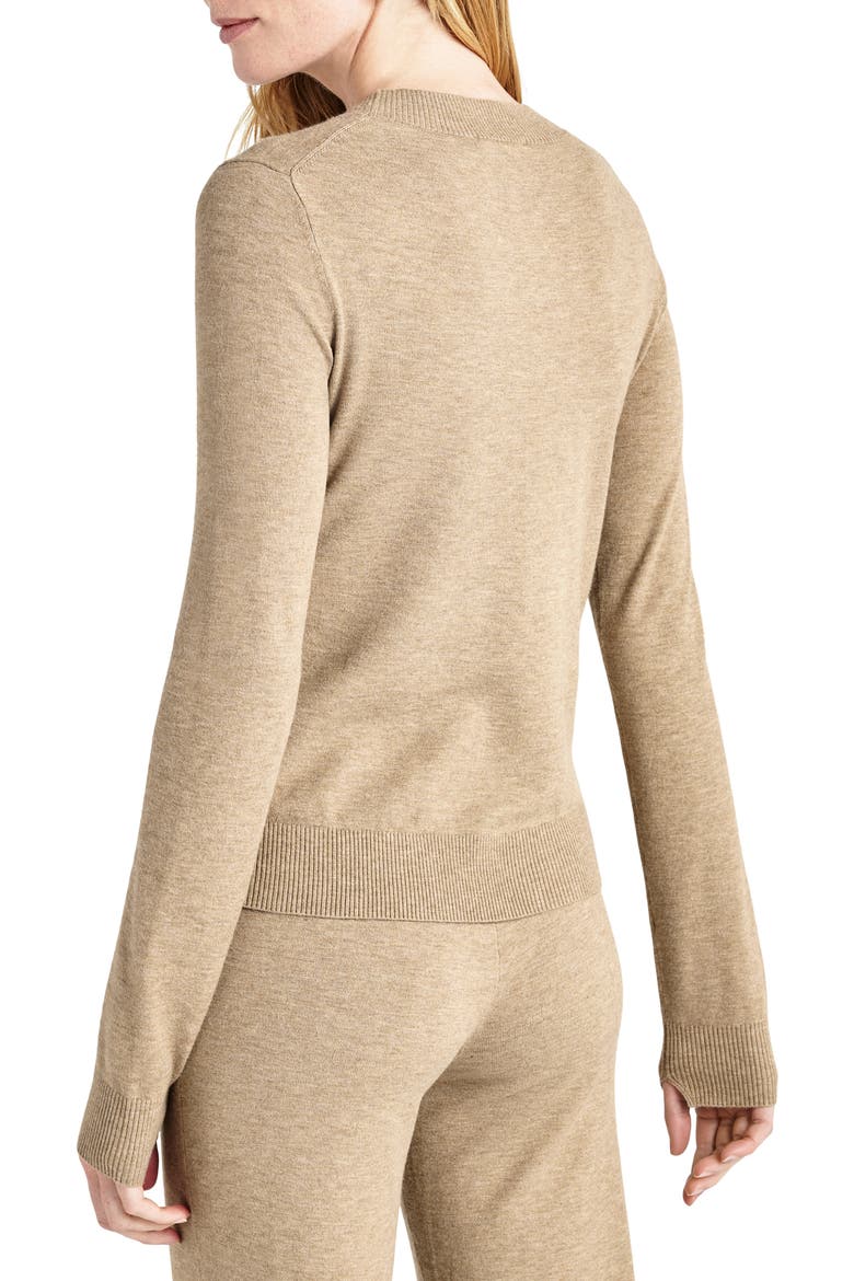 Jeanne Crewneck Sweater, Alternate, color, HEATHER CAMEL