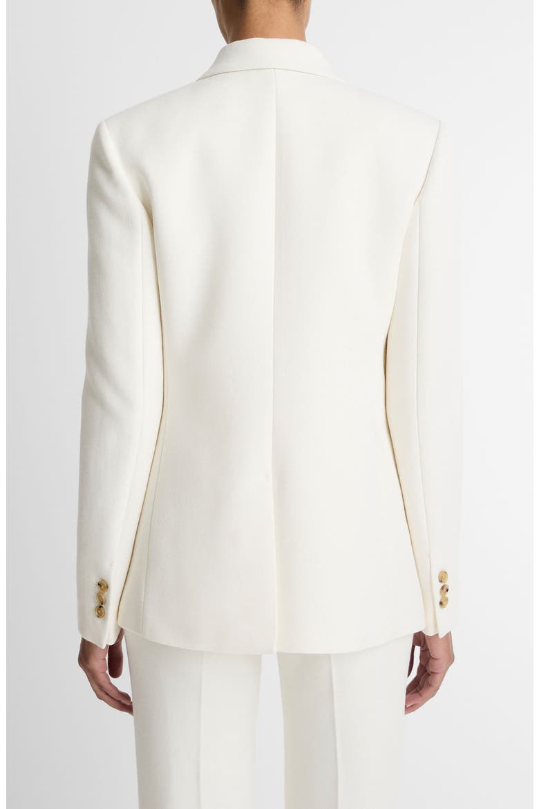 Tailored Double Breasted Blazer, Alternate, color, OFF WHITE