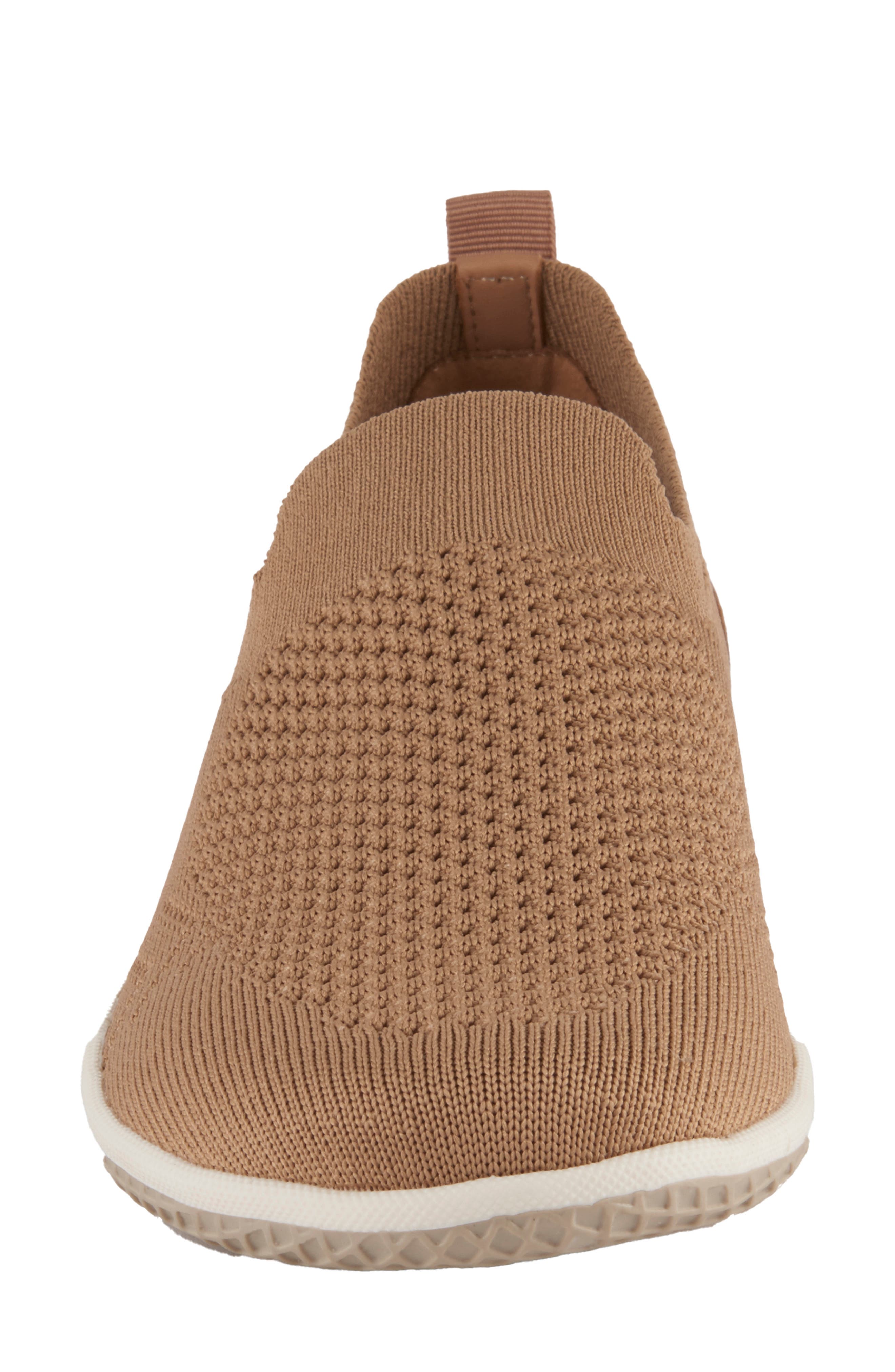 David Tate Gossip Slip-On Sneaker, Alternate, color, Nude Fabric