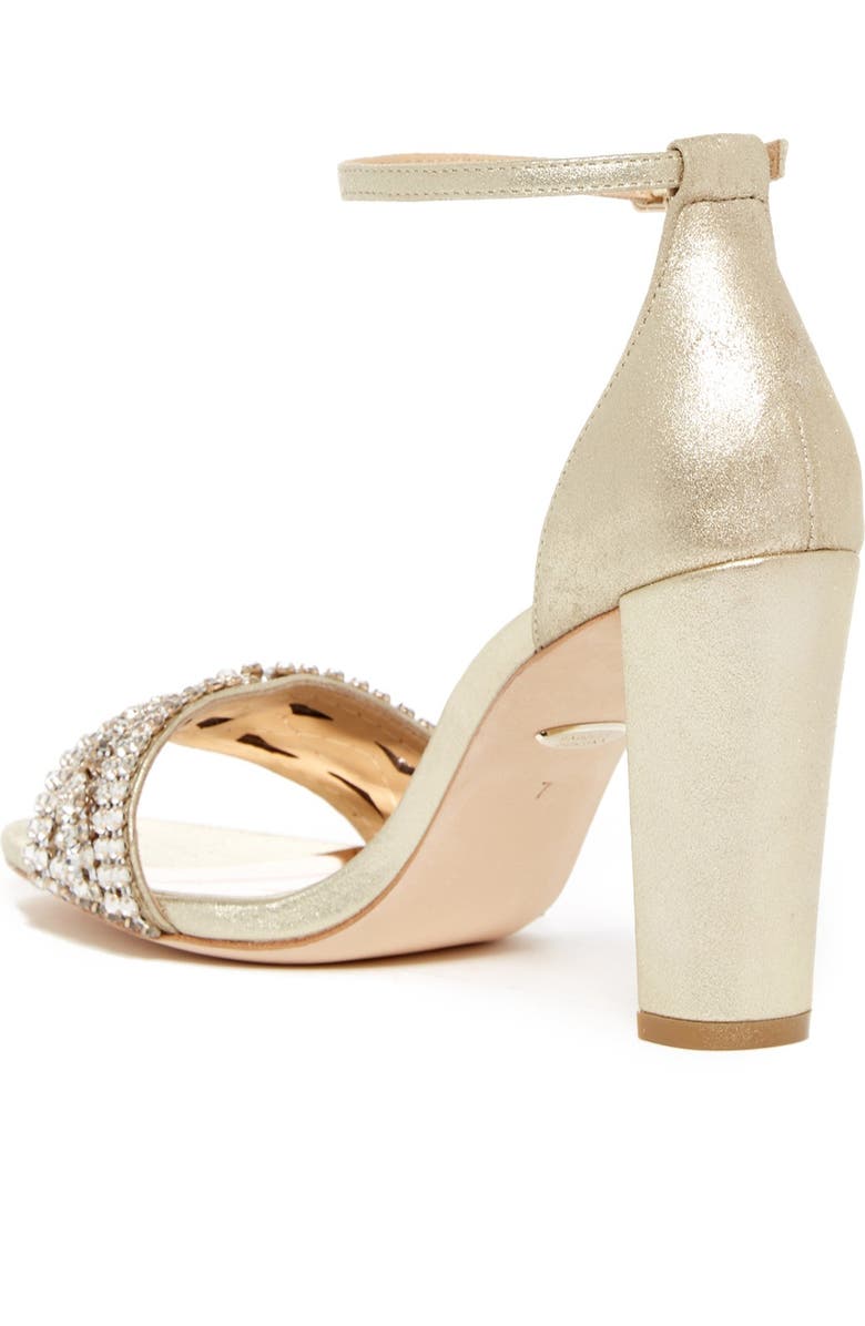 Badgley Mischka Collection Badgley Mischka Tessa Crystal Embellished Sandal, Alternate, color,