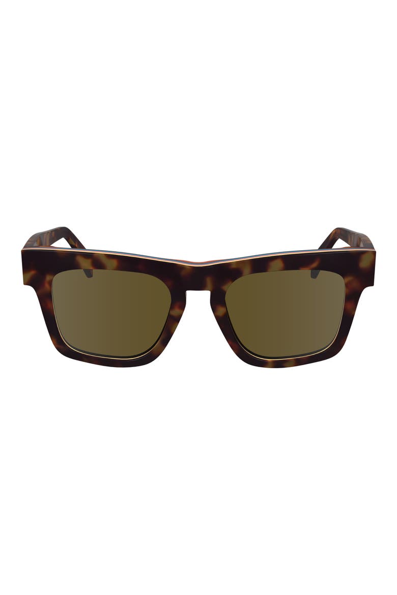 Kramer 51mm Rectangular Sunglasses, Main, color, HAVANA MULTI-STRIPE