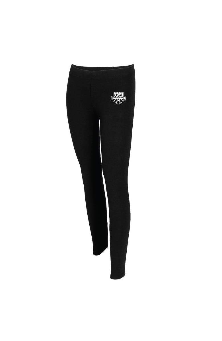 BOXERCRAFT Women's Black USA Swimming Leggings, Main, color,
