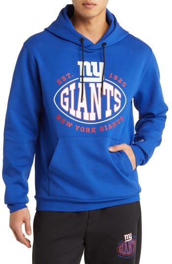 Shop Hugo Boss Boss X Nfl Touchback Graphic Hoodie In New York Giants Dark Blue