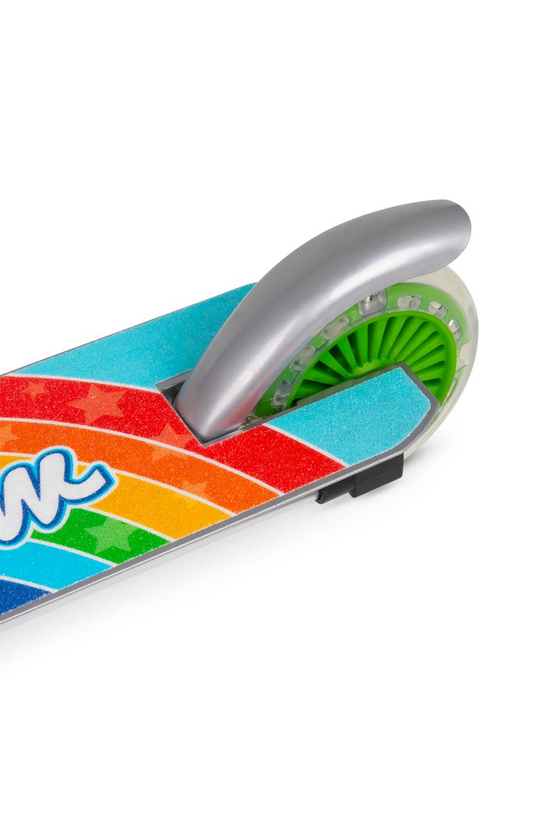 Ozbozz Flashing Adjustable Scooter Rainbow Lightup Wheels, Alternate, color, Multicolored