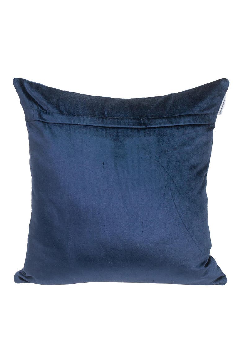 Milo Quilted Throw Pillow, Alternate, color, NAVY