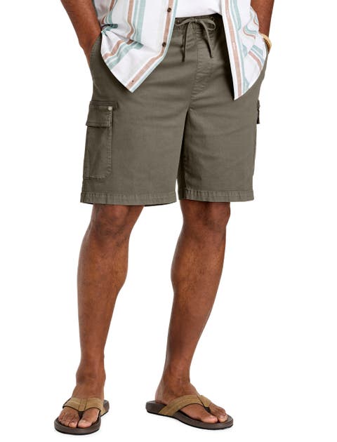 Big & Tall Athletic Fit Drawstring Cargo Shorts