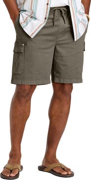True Nation by DXL Big & Tall Athletic Fit Drawstring Cargo Shorts
