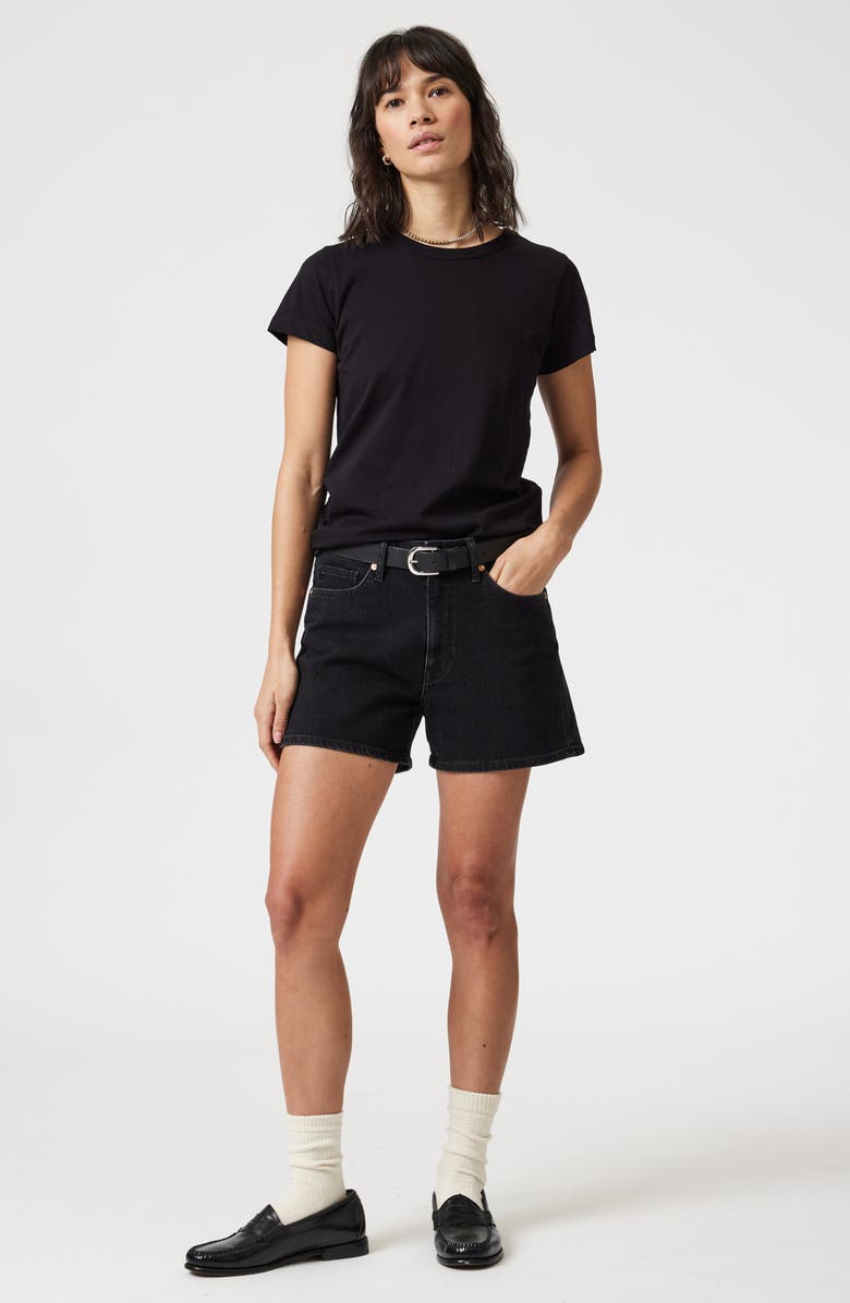 Mavi Jeans Heidi High Waist Denim Shorts, Alternate, color,