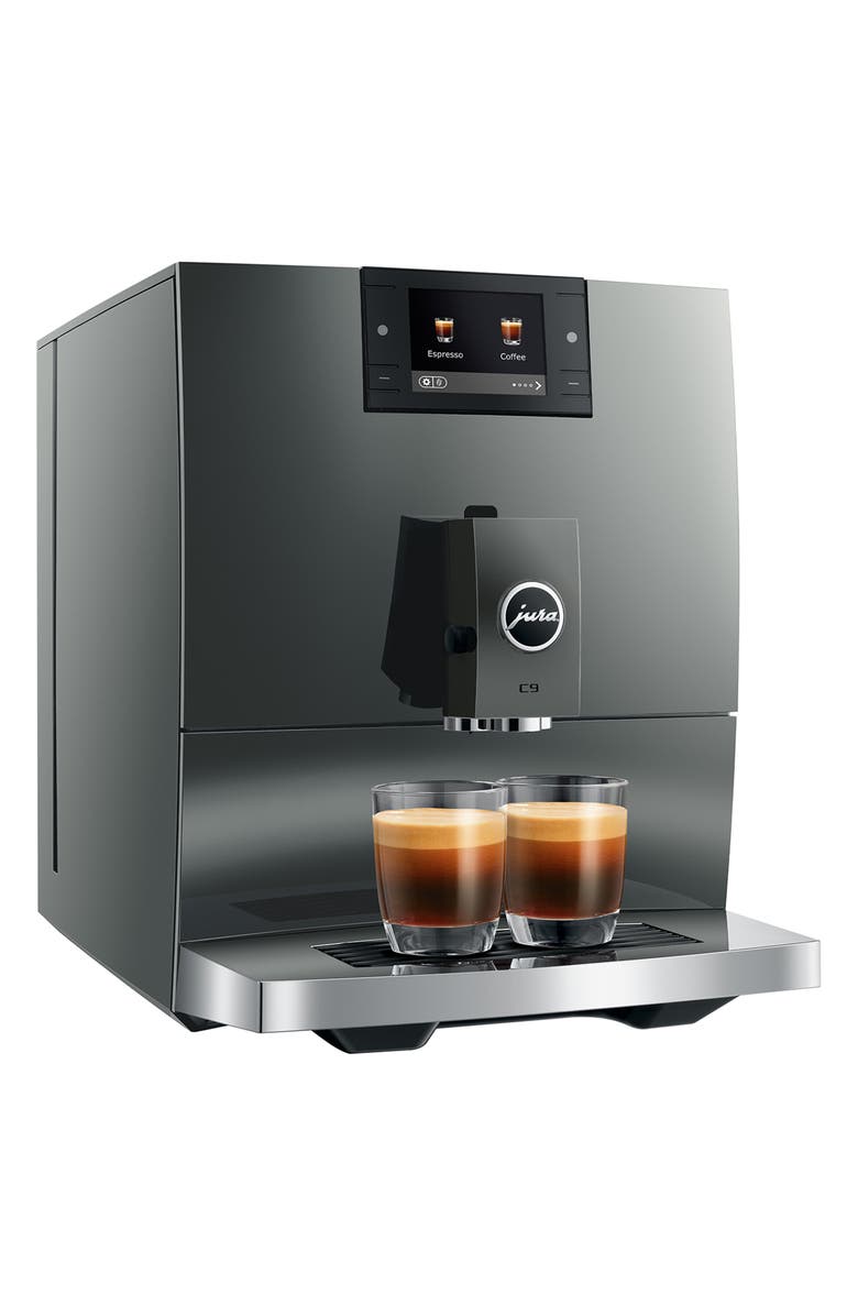 JURA C9 Piano Inox Coffee Machine, Alternate, color, Grey