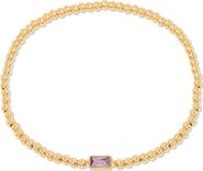 Brook and York Kylie Birthstone Beaded Stretch Bracelet