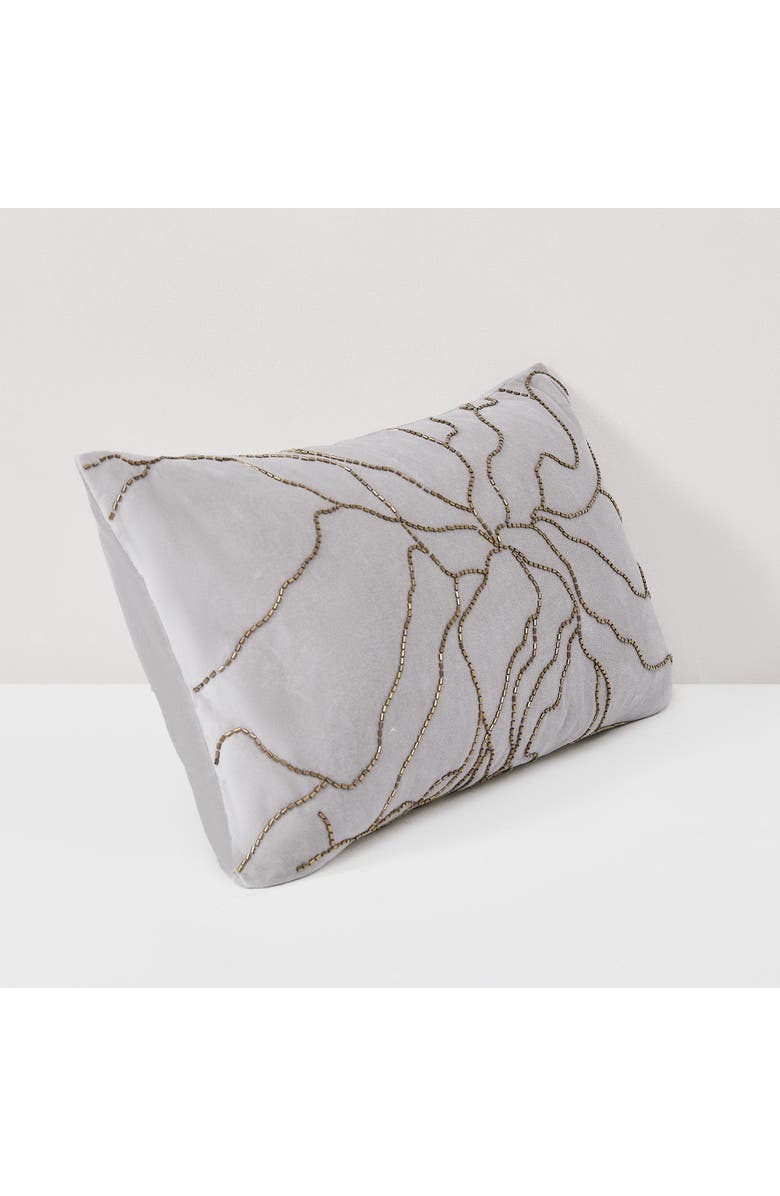 Chuks Collins x Lush Decor Roots Cotton Pillow Cover, Alternate, color, Gray