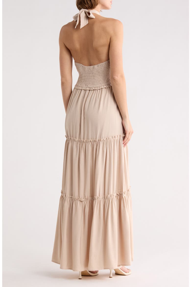 Naomi Halter Sundress, Alternate, color, CLAY