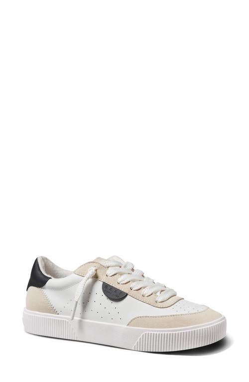 Reef Lay Day Seas Sneaker In White/black Lese