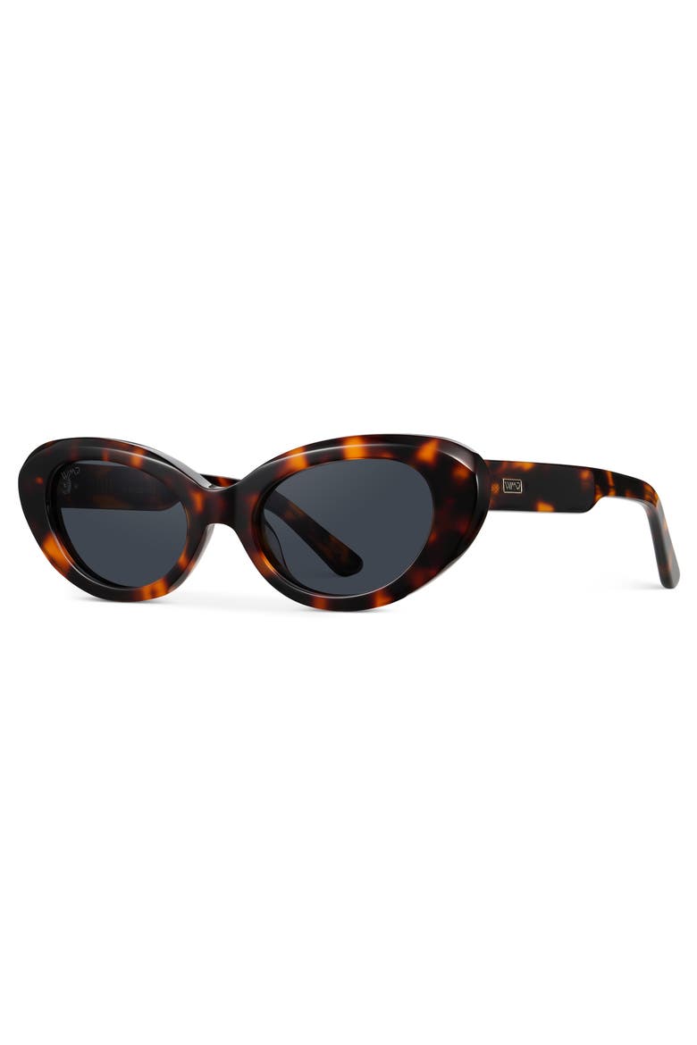 Marilyn - 49mm Cat-Eye Polarized Sunglasses, Alternate, color, Brown Tortoise