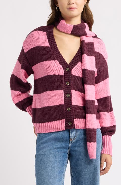 Neck Tie Cardigan