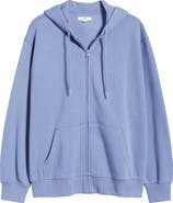 BP. Oversize Zip Fleece Hoodie